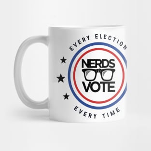 Nerds Vote Circle Mug